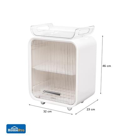 2-TIER PLASTIC DISH DRYING RACK WITH DRIP TRAY KECH WATERY [EXCLUSIVE FROM HOMEPRO THAILAND]