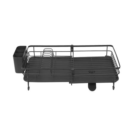 POWDER-COATED STEEL DISH DRYING RACK KECH BLACKY EXTENDABLE [EXCLUSIVE FROM HOMEPRO THAILAND]