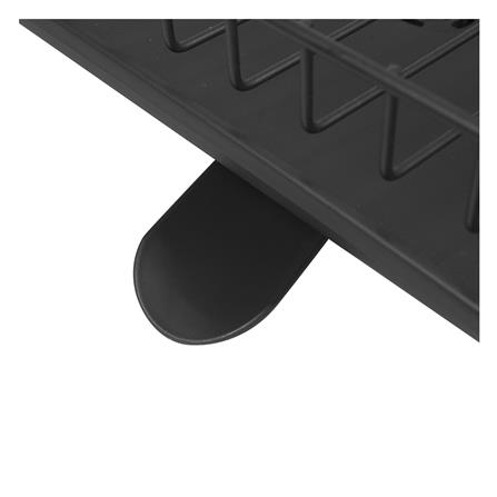 POWDER-COATED STEEL DISH DRYING RACK KECH BLACKY EXTENDABLE [EXCLUSIVE FROM HOMEPRO THAILAND]