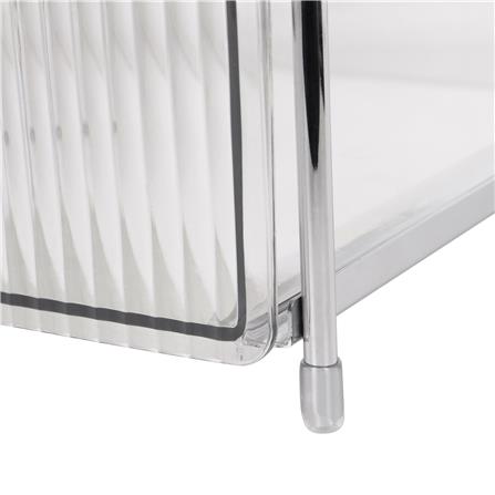 1-TIER GLASS RACK WITH DRAWER KECH CREAMY [EXCLUSIVE FROM HOMEPRO THAILAND]