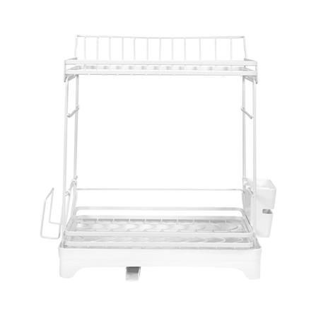 2-TIER DISH DRYING RACK KECH IDEAL SIZE L 38X29X37.5CM WHITE [EXCLUSIVE FROM HOMEPRO THAILAND]