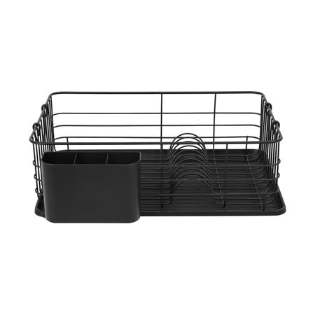 POWDER-COATED STEEL DISH DRYING RACK WITH HANDLES AND DRIP TRAY KECH IRON [EXCLUSIVE FROM HOMEPRO THAILAND]