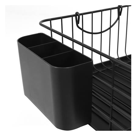 POWDER-COATED STEEL DISH DRYING RACK WITH HANDLES AND DRIP TRAY KECH IRON [EXCLUSIVE FROM HOMEPRO THAILAND]