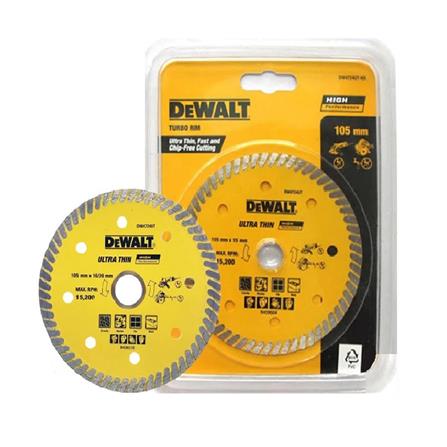 DEWALT 4" DIAMOND ULTRA THIN CUTTING DISC 1.2MM (DRY/WET CUT) [TURBO RIM] DW4724UT-B1