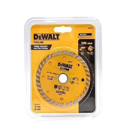 DEWALT 4" DIAMOND CUTTING DISC 2MM (DRY/WET CUT) [TURBO RIM] DW4724-B1