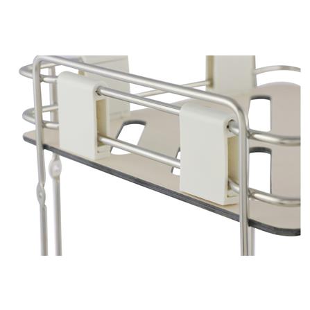 CORNER RACK AQ-3151A2 STAINLESS STEEL 2-TIER [EXCLUSIVE FROM HOMEPRO THAILAND]