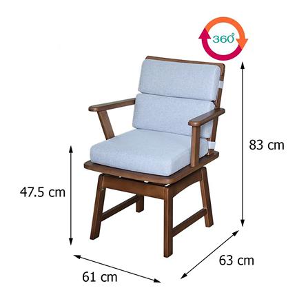 6-SEATER DINING TABLE SET FURDINI HOKKAIDO DARK BROWN [EXCLUSIVE FROM HOMEPRO THAILAND]