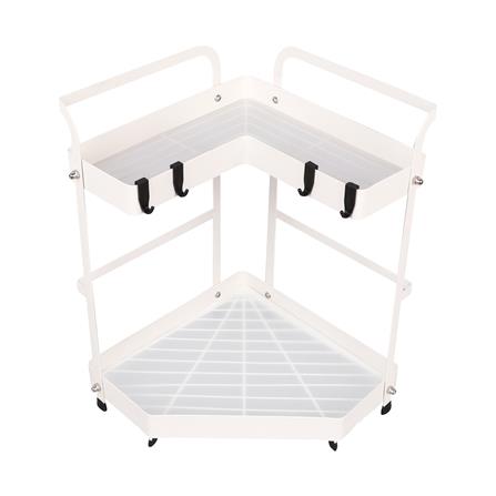 2-TIER CORNER RACK KECH MODISH WHITE [EXCLUSIVE FROM HOMEPRO THAILAND]