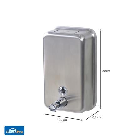 1-CHAMBER SOAP DISPENSER MOYA SSD 002 1000ML CHROME [EXCLUSIVE FROM HOMEPRO THAILAND]