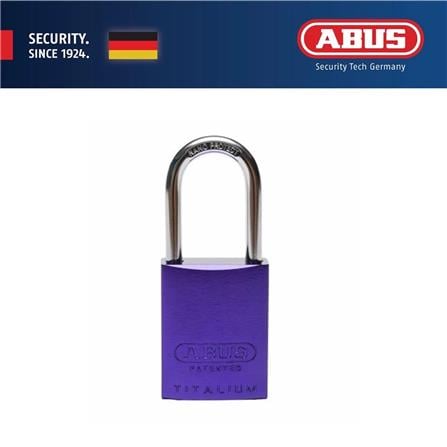 (ONLINE) ABUS 40MM TITALIUM ALUMINIUM PADLOCK WITH 2 KEYS 83AL/40 VIOLET