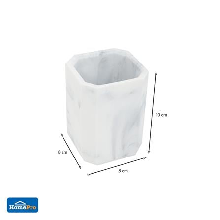 RESIN TUMBLER MOYA KE0271C MARBLE [EXCLUSIVE FROM HOMEPRO THAILAND]