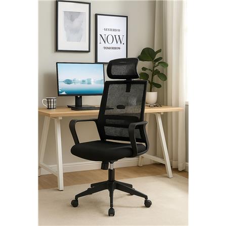 OFFICE CHAIR FURDINI 8387H BLACK