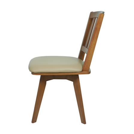 SWIVEL DINING CHAIR FURDINI RETRO BROWN [EXCLUSIVE FROM HOMEPRO THAILAND]