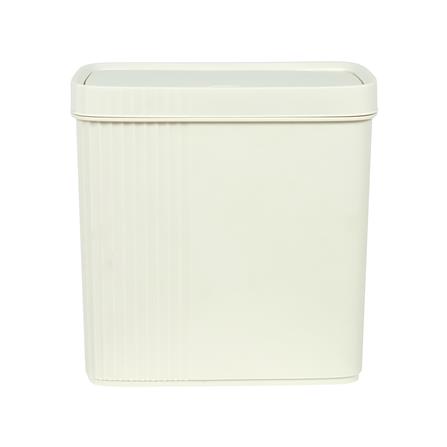 RECTANGULAR DUSTBIN WITH PRESS-TOP LID ACCO CLOUD 11L CREAM [EXCLUSIVE FROM HOMEPRO THAILAND]