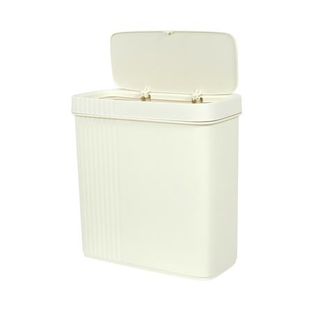 RECTANGULAR DUSTBIN WITH PRESS-TOP LID ACCO CLOUD 11L CREAM [EXCLUSIVE FROM HOMEPRO THAILAND]