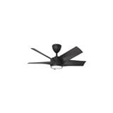 ALPHA CEILING FAN VANNUS PRISTI 5BLADE LED 40 INCH MATTE BLACK