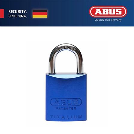 (ONLINE) ABUS 45MM TITALIUM ALUMINIUM PADLOCK WITH 2 KEYS 83AL/45 BLUE