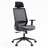OFFICE CHAIR FURDINI 8329H BLACK/GREY