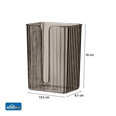 REGTANGULAR GARBAGE BAG DISPENSER ACCO KLEAR GREY/CLEAR [EXCLUSIVE FROM HOMEPRO THAILAND]