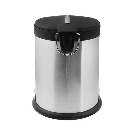 ROUND DUSTBIN PEDAL ACCO GENTLY 5L SILVER [EXCLUSIVE FROM HOMEPRO THAILAND]