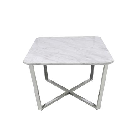 COFFEE TABLE FURDINI CHARLOT-S 120CM WHITE MARBLE PATTERN [EXCLUSIVE FROM HOMEPRO THAILAND]