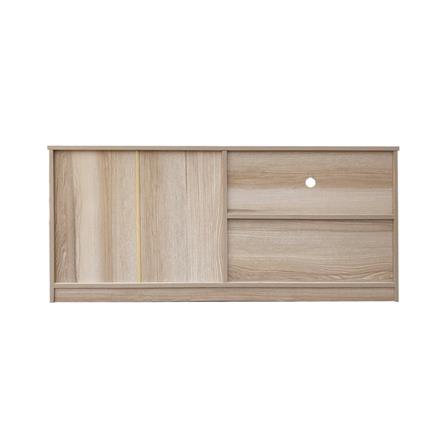 TV STAND FURDINI FINE 120CM WOOD GRAIN/WHITE CREAM FABRIC PATTERN [EXCLUSIVE FROM HOMEPRO THAILAND]