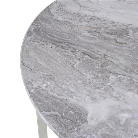 COFFEE TABLE FURDINI CHARLOT-S 60CM WHITE MARBLE PATTERN [EXCLUSIVE FROM HOMEPRO THAILAND]