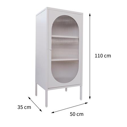 LOW CABINET WITH 1 DOOR FURDINI CURLA 50CM CREAM [EXCLUSIVE FROM HOMEPRO THAILAND]