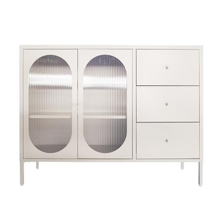 MULTIFUNCTIONAL LOW CABINET FURDINI CURLA 120CM CREAM [EXCLUSIVE FROM HOMEPRO THAILAND]