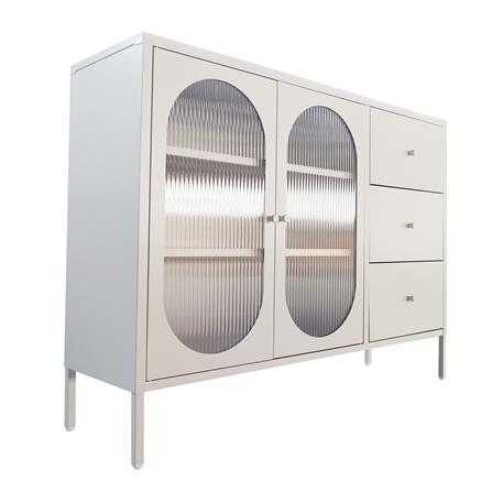 MULTIFUNCTIONAL LOW CABINET FURDINI CURLA 120CM CREAM [EXCLUSIVE FROM HOMEPRO THAILAND]