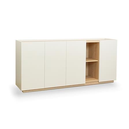 MULTIFUNCTIONAL LOW CABINET FURDINI MOBILLE 180CM WHITE/OTTAWA [EXCLUSIVE FROM HOMEPRO THAILAND]
