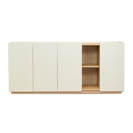 MULTIFUNCTIONAL LOW CABINET FURDINI MOBILLE 180CM WHITE/OTTAWA [EXCLUSIVE FROM HOMEPRO THAILAND]