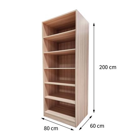 6-TIER SHELVING UNIT FURDINI KEEPER 80CM PINE OAK [EXCLUSIVE FROM HOMEPRO THAILAND]