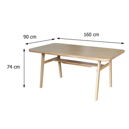 6-SEATER DINING TABLE SET FURDINI PARIS NATURAL [EXCLUSIVE FROM HOMEPRO THAILAND]