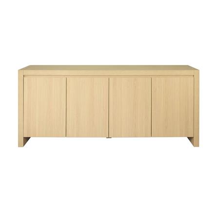 LOW CABINET WITH 4 DOORS FURDINI TUSCANI 170CM NT OAK [EXCLUSIVE FROM HOMEPRO THAILAND]