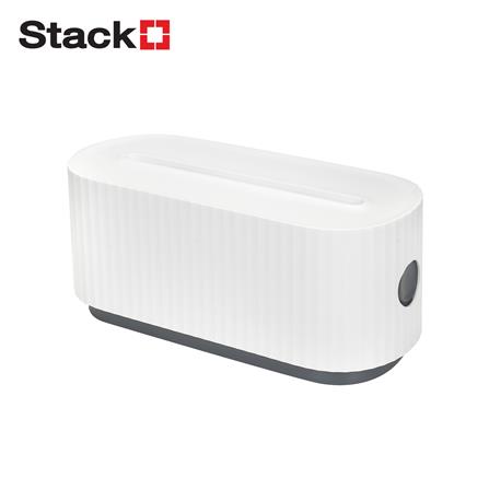 CABLE MANAGEMENT BOX STACKO 33X14X14CM WHITE [EXCLUSIVE FROM HOMEPRO THAILAND]