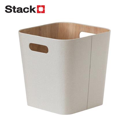 FABRIC RECTANGULAR STORAE BOX STACKO PETA 27X27X28CM CREAM [EXCLUSIVE FROM HOMEPRO THAILAND]
