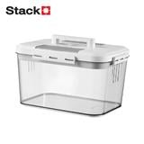 STORAGE BOX WITH HANDLES STACKO MEDICAL SIZE L 34X24.5X19CM CLEAR [EXCLUSIVE FROM HOMEPRO THAILAND]