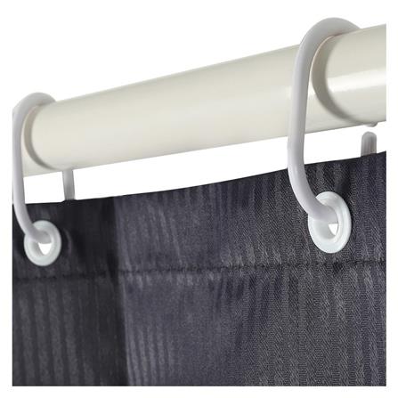 MOYA POLY SHOWER CURTAIN ST20-GREY 180X180CM