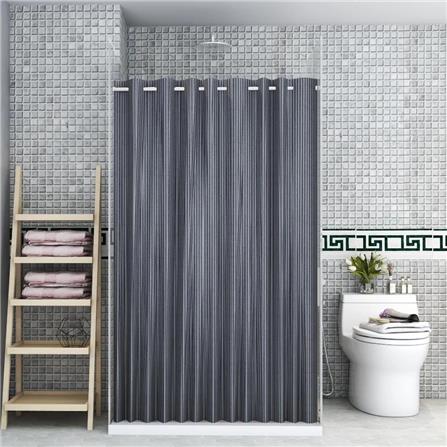MOYA POLY SHOWER CURTAIN ST20-GREY 180X180CM