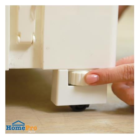 4-TIER WARDROBE STACKO RABBIT 58X40X157CM WHITE [EXCLUSIVE FROM HOMEPRO THAILAND]