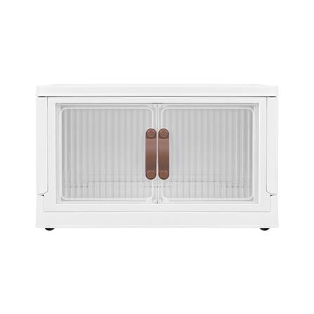 STORAGE BOX WITH HINGED DOORS STACKO CLOUD SIZE M 56X32X33CM WHITE [EXCLUSIVE FROM HOMEPRO THAILAND]