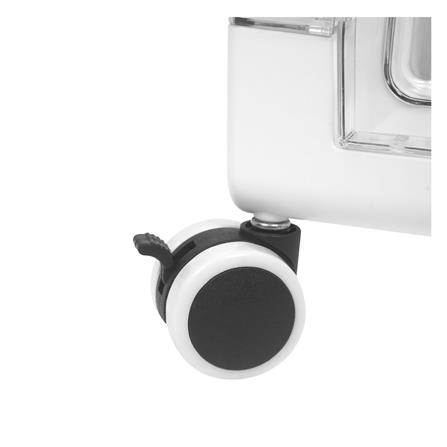 4-TIER FOLDABLE UTILITY CART STACKO SKY 42X28X93.7CM CLEAR [EXCLUSIVE FROM HOMEPRO THAILAND]