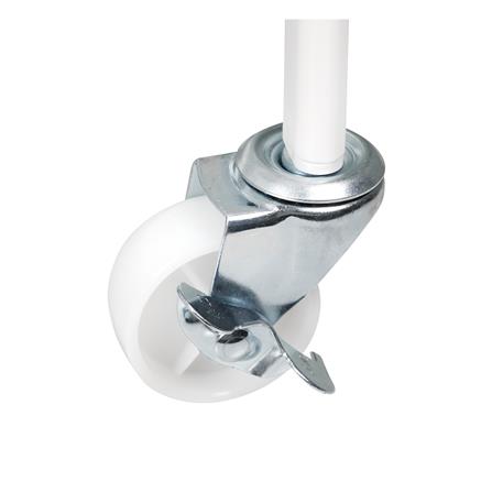 3-TIER UTILITY CART STACKO TIMMIE 43.3X30X73.3CM WHITE [EXCLUSIVE FROM HOMEPRO THAILAND]