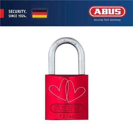 (ONLINE) ABUS 40MM TITALIUM LOVE PADLOCK WITH 2 KEYS 72/40 LOVELOCK 3