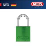 (ONLINE) ABUS 40MM TITALIUM LOVE PADLOCK ALUMINIUM SHACKLE 1 KEY 72LL/40 GREEN