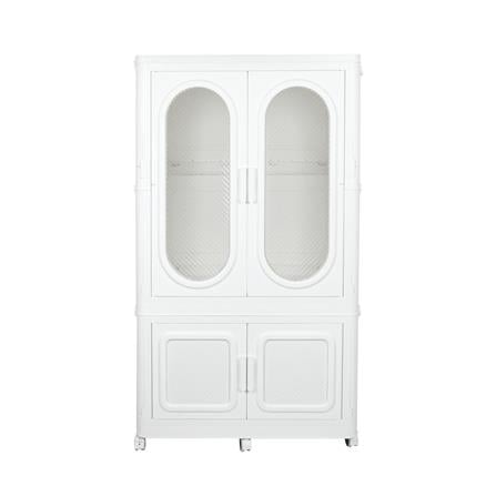 2-TIER WARDROBE STACKO GRACE 84X52.8X143.8CM WHITE [EXCLUSIVE FROM HOMEPRO THAILAND]
