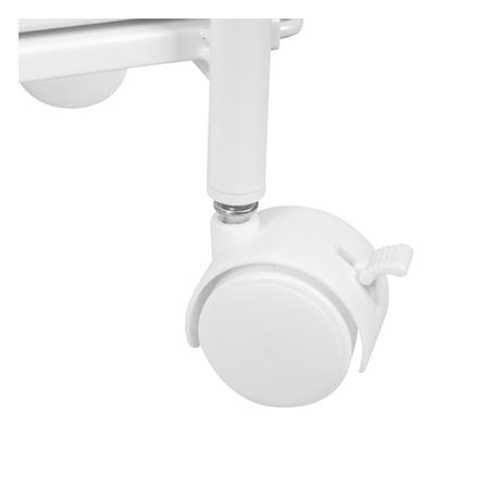 4-TIER NARROW UTILITY CART STACKO COMPACT 40X19.8X91CM WHITE [EXCLUSIVE FROM HOMEPRO THAILAND]