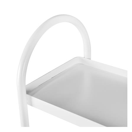 4-TIER NARROW UTILITY CART STACKO COMPACT 40X19.8X91CM WHITE [EXCLUSIVE FROM HOMEPRO THAILAND]