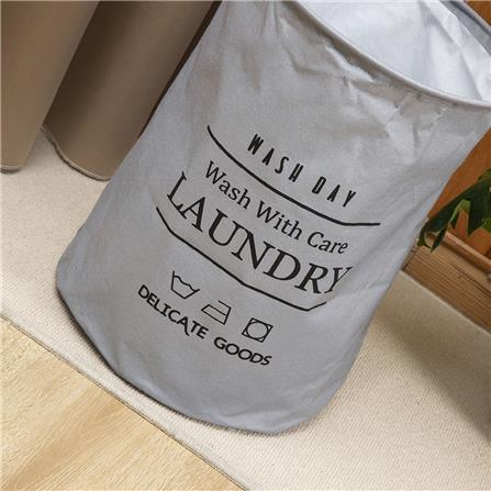 COSSY+ ROUND LAUNDARY BAG CP-PE50 RN GREY